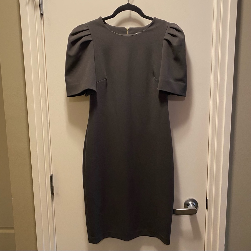 Calvin Klein Puffed Short Sleeve Dress